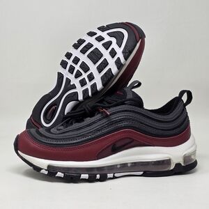Nike Air Max 97 Team Red Antracite Black Shoes 921522-600 Size 4Y/Women's 5.5
